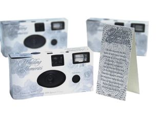  wholesale 20 silver rose wedding disposable cameras 27 exposure