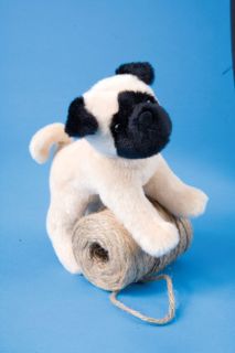yookidoo douglas toys 8 plush lola pug stuffed dog new