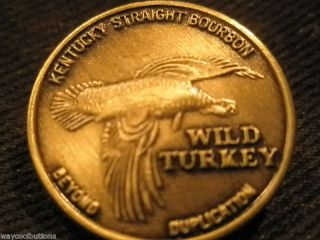 Wild Turkey Kentucky Bourbon Blazer Jacket Coat Button