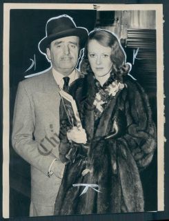 CT PHOTO apq 936 Douglas Fairbanks and Wife Former Lady Ashley