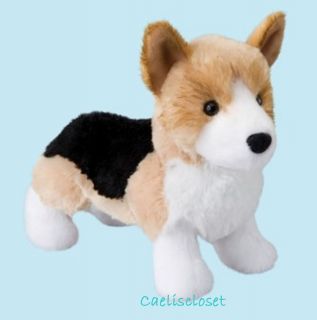 Douglas Plush Shorty TRI COLOR CORGI Stuffed Puppy Dog Cuddle Toy NEW