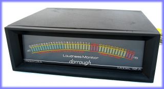 SINGLE Dorrough 40 A Loudness Monitor VU Meter