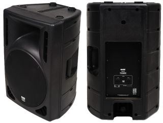 Gemini RS 315 Pro Audio DJ 2400W 15 PA Speakers Tripod Stands