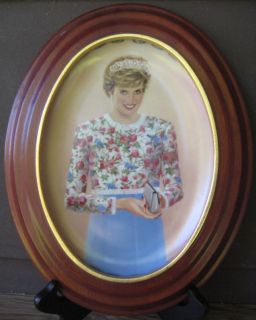 Princess Diana Collectible Plate True Princess Oblong