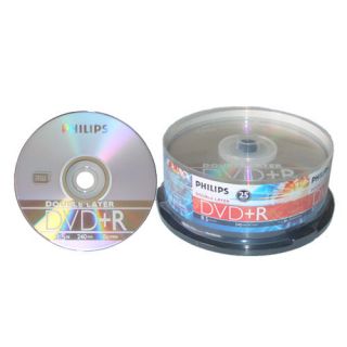Philips branded 8x DVD+R Double Layer DVD Disk with logo on top