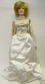 Princess Diana Porcelain Doll, 9.5 *NEW in Box*