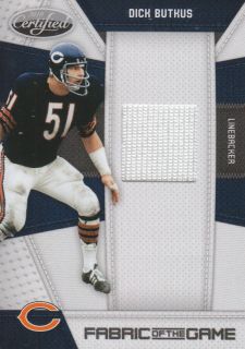 Dick Butkus 2010 Certified FOTG Game Used Jersey 250