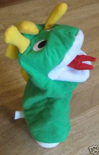  Saucer Baby Einstein Tray Toy Green Plush Puppet Dragon U