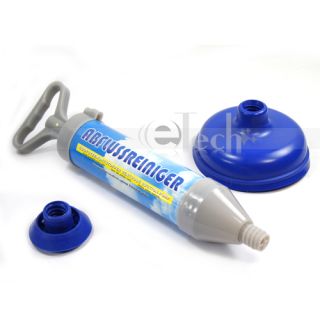 new power toilet plunger drain buster cleaner device