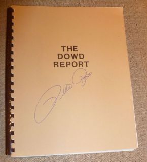 Pete Rose Signed AutoD Full Dowd Report PSA DNA COA