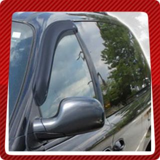 Rain Sun Shade Wind Guard 96 07 Dodge Caravan 2 Smoke AVS Ventvisor