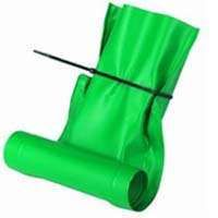 New DE46 Auto Drain Roll Out Downspout Extension Green