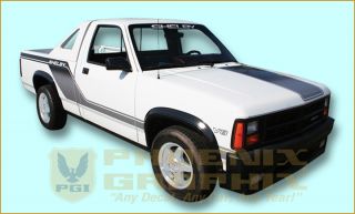 1989 Dodge Dakota Shelby Truck Decal Stripe Kit