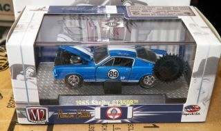 M2 Machines 1965 Shelby GT350R Carol Shelby Tribute Release Blue Ford