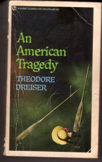 An American Tragedy by Theodore Dreiser Old Paperback 1954
