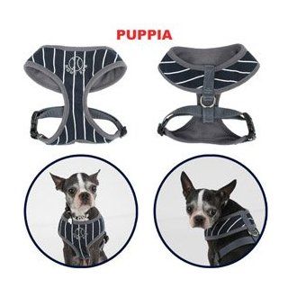 Homerun Puppia Soft Dog Harness 5 25 lb or 2   12 kg Navy or White