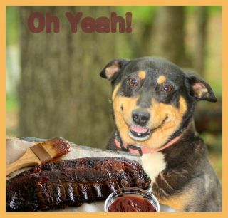 Bar B Que Dog treats homemade all natural Dogs Love Them Real Smoked