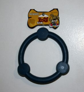 Sergeants Jinglin Rubber Tug Ring Dog Toy