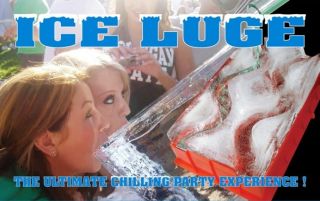 click an image to enlarge ice luge drinking game party experience new