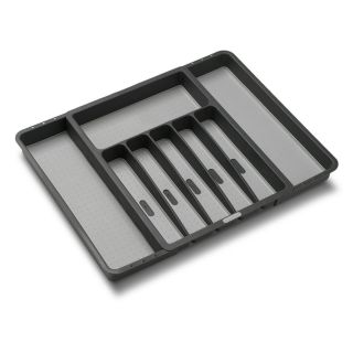   Silverware Tray Flatware Drawer Organizer Storage Adjustable Kitchen