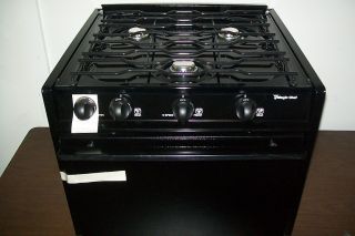 New Magic Chef RV 3 Burner LP Gas Stove Oven Range camper Trailer