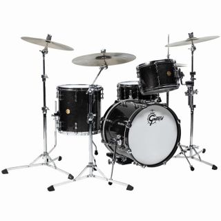   New Classic 3pc Be Bop Drum Shell Pack In Black Sparkle Lacquer