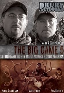  Game 5 ~ Bear Elk Deer Proghorn and More Hunting DVD ~ Drury Outdoors
