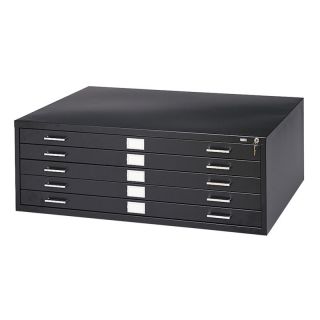  Safco 5 Drawer Steel Flat File 26X37