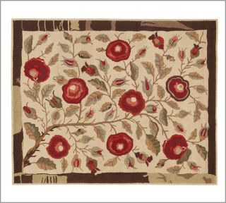  Collection Shelburne Museum Rose Branch Rug Runner 2 6x9 New