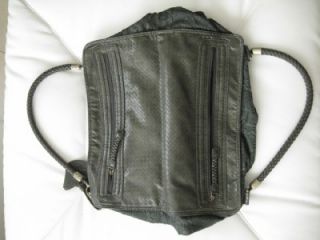 Adolfo Dominguez U Faux Leather Green Back Pack or Bag