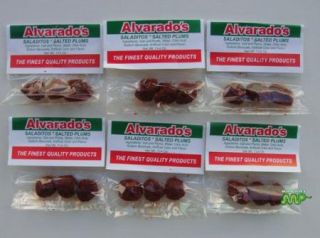 Saladitos Mexican Chili Dried salted Plums Candy 6/ Place Inside Beer