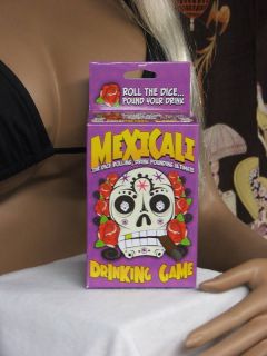Mexicali Dice Rolling Drink Pounding Drinking Game