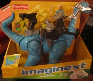 Imaginext Apatosaurus Dinosaur New in Pkg w Removable Gear 4 Play