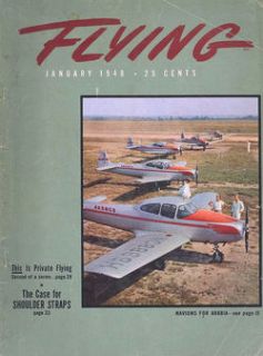 FLYING JAN 1948 STINSON VOYAGER / MOUNTAIN HELO BC CANADA / LUSCOMBE