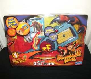 DINOSAUR KING DELUXE DINO HOLDER WITH TRADING CARDS GAME NEW UK