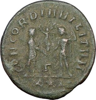 Diocletian 286AD Authentic Genuine Ancient Roman Coin Jupiter Victory