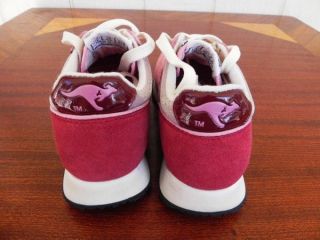  Retro Vintage Jogger Pink Sneakers Shoes Kanga Roos 6 5