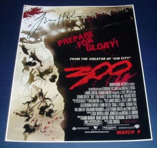search 300 cast pp signed poster 10x8 frank miller comic
