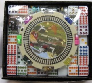double 12 dominoes MEXICAN TRAIN GAME Color Dot  USA