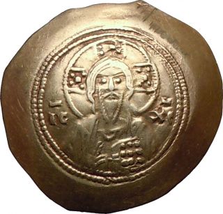 Michael VII Dukas 1071AD Christ Gold Histamenon Nomisma