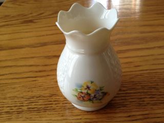 Donegal Irish Papian Vase with Flowers