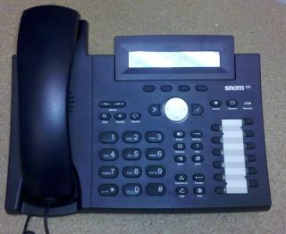 Snom 320 VOIP phone for SIP dual ethernet perfect for Asterisk
