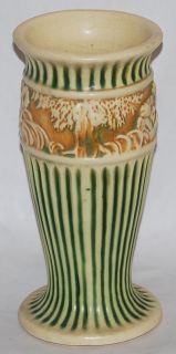 Roseville Pottery Donatello Vase 184 8 (MINT, ESTATE FRESH and NO