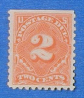 1914 UNITED STATES 2 CENT POSTAGE DUE STAMP #J53
