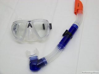 Scuba Dive Gear Tempered Mask Goggles Snorkel Set $129