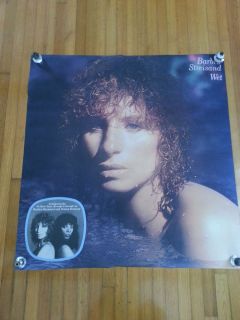 Barbra Streisand Donna Summer Wet Large Subway Poster 44X42 Excellent