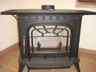 New Harman Oakwood Cast Iron Wood Stove with Cooking Grill