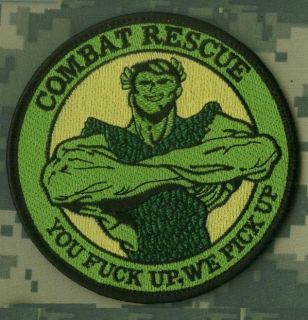 DUSTOFF Medicvac Combat Rescue Pedro PJ Velcro Patch Jolly Green Giant