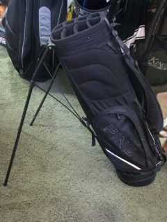 Ping Hoofer Lite Black Golf Stand Bag Double Strap Very Nice