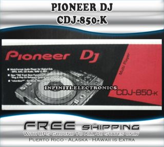 NEW Pioneer CDJ 850 black DJ Performance Multi Player Rekordbox